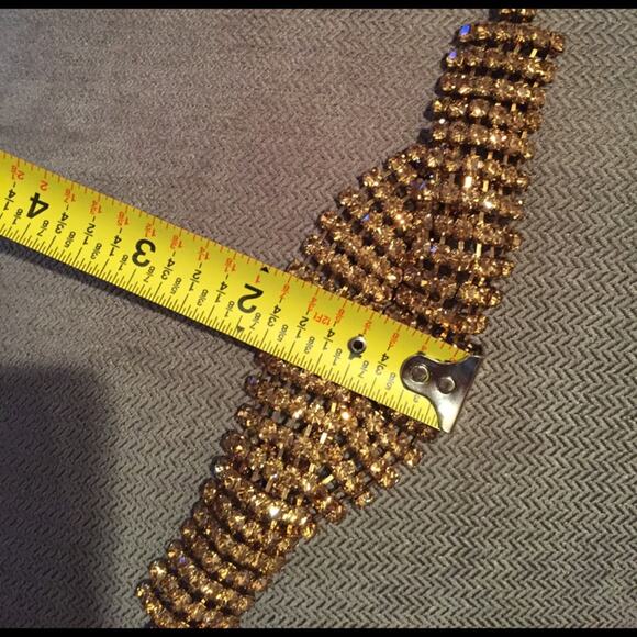 Gold Crystal Bracelet - Picture 5 of 7